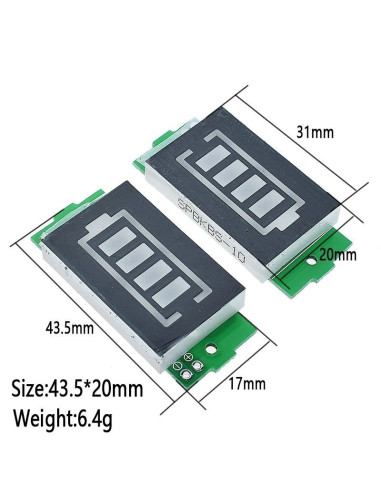 Modulo Indicador de Carga 1s~8s,...