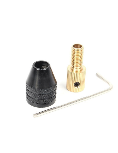 Mini mandril Ajustable 0.3 mm-3.5 mm, eje 3.17mm