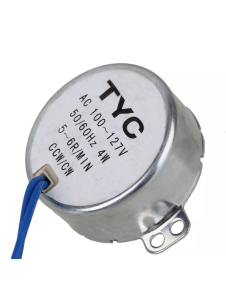 Motorreductor Síncrono 5~6 RPM  4Kg/cm, 100Vac~127Vac