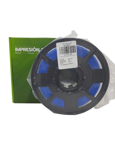 Filamento PLA 1.75mm AZUL REY, 1Kg