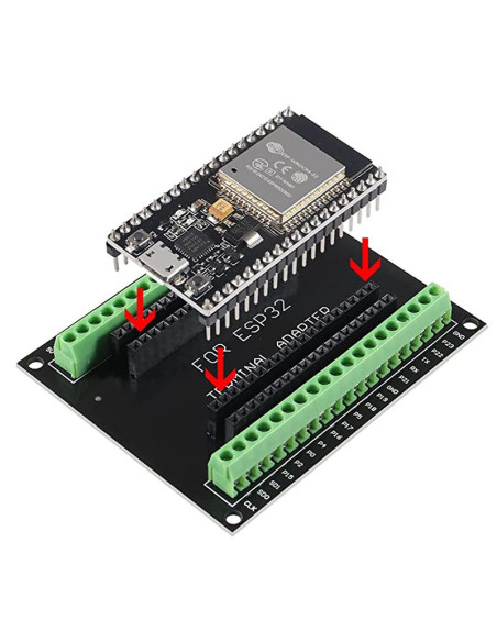 Shield Expansión Bornera  ESP32, 30 pines