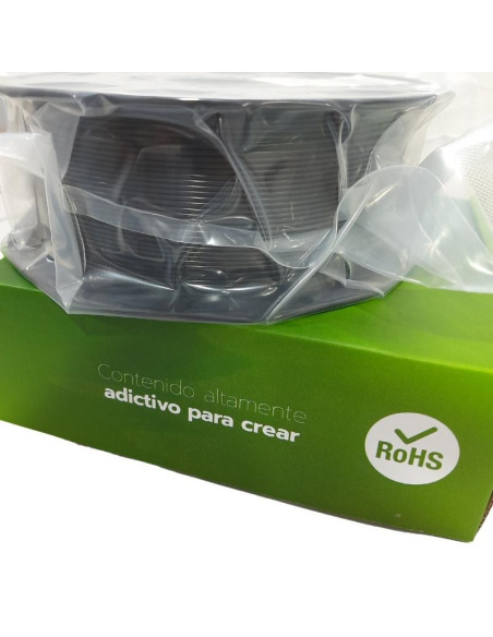 Filamento ABS 1.75mm NEGRO, 1Kg