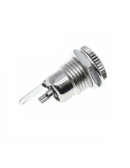Conector Chasis Jack Hembra 5.5x2.1mm con Rosca