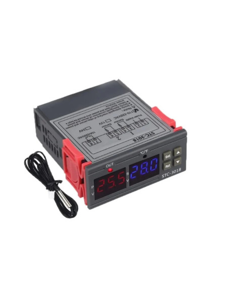 Control de Temperatura STC 3018, Termostato Digital 110v