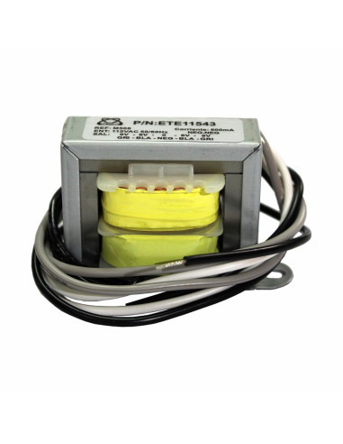 Transformador de Voltaje 115VAC 9-9 0 6-6, 600mA, M-506