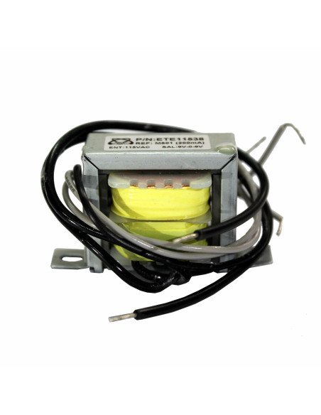 Transformador de Voltaje 115VAC 9-9 0 6-6, 2000mA, M-509