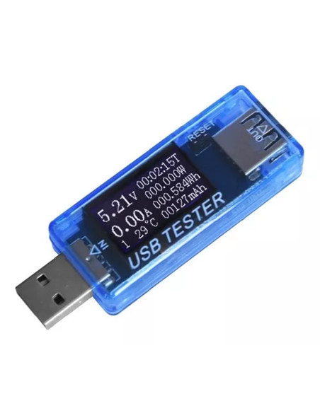Tester Usb 8 En 1 Probador Voltaje Y Corriente 4-30v 0-5a
