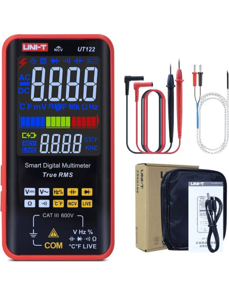 Multímetro Digital Uni-t UT122 Recargable, SMART