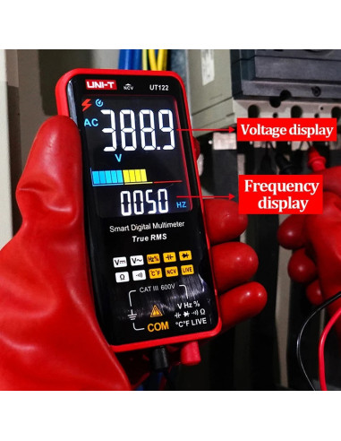 Multímetro Digital Uni-t UT122 Recargable, SMART