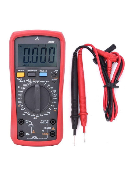 Multimetro Digital Uni-t UT890D+, Condensadores