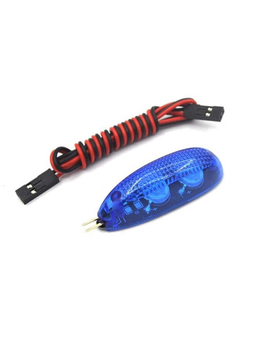 Lampara para aeromodelismo 12v 3w, azul