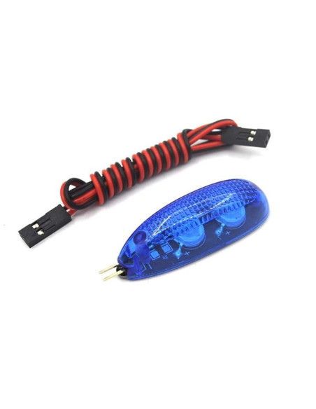 Lampara para aeromodelismo 12v 3w, azul