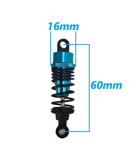 Amortiguador en Aluminio para RC 60mm