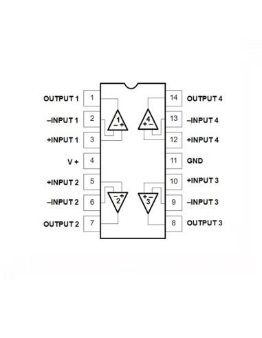 Amplificador Operacional LM324N
