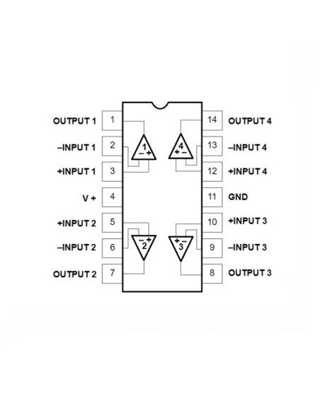 Amplificador Operacional LM324N