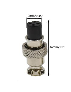 Conector  GX12 4 Pin... 2