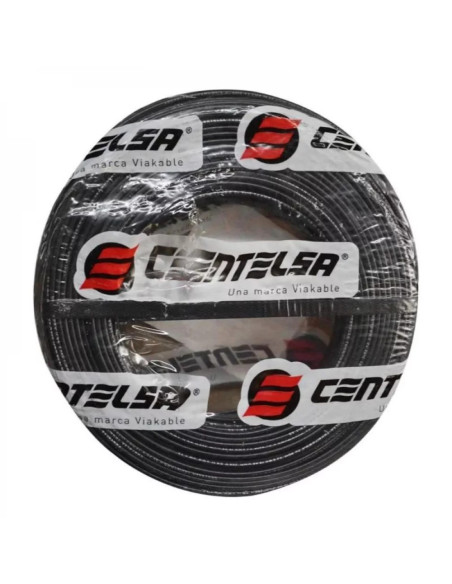 Cable Vehicular Centelsa 16AWG 100% cobre, Negro
