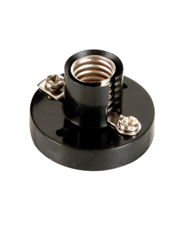 Plafón Plástico  E10 Para Bombillo, Roseta