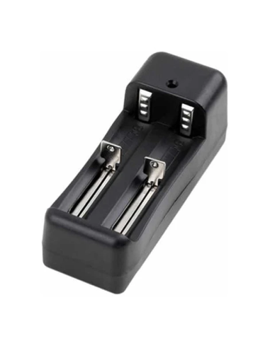 Cargador inteligente baterias 18650 x2