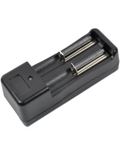 Cargador inteligente baterias 18650 x2