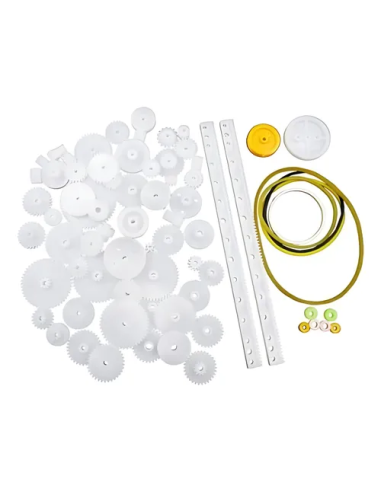 kit piñones y poleas en nylon