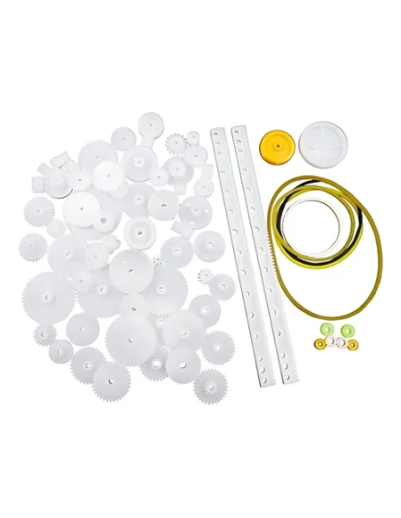 kit piñones y poleas en nylon
