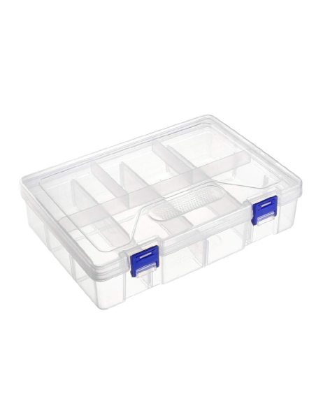 Caja Plástica Organizadora para Componentes Electrónicos y Arduino (22.5x15.5x6cm)