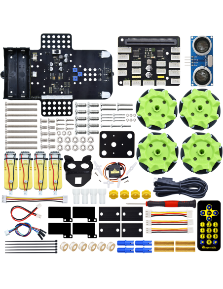 Robot Keyes 4WD Mecanum para micro:bit | Kit Robótica Avanzada | Dualtronica