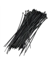 Amarras Plásticas 120mm x 2.5mm Negras (100 und) | Dualtronica