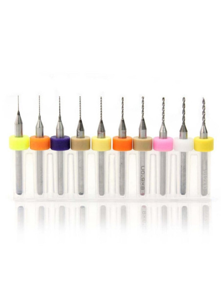 JUEGO DE BROCAS 0.3-1.2MM PCB ACERO RAPIDO