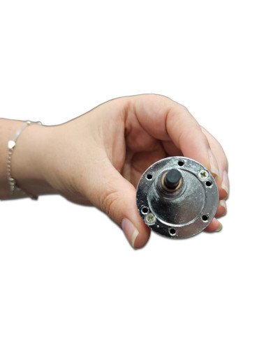 Motorreductor 12V 12RPM, 30Kg.Cm Piñonera Metálica
