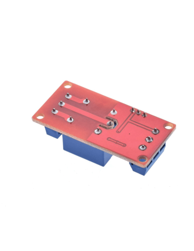 Modulo Relé 1 Canal Optoacoplado 12V, Activación en alto H y Bajo L