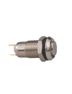 Pulsador metálico N/A 12mm 5A 125V