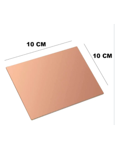 Baquela virgen una cara 10x10cm