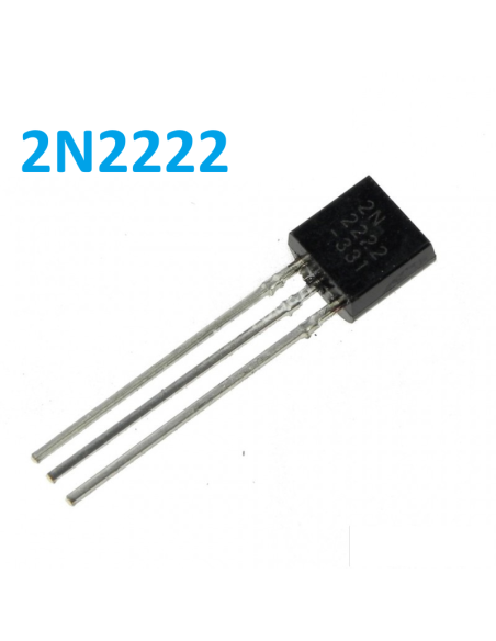 Transistor NPN 2N2222 TO-92 | Switching y Amplificación