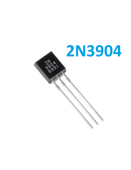 Transistor NPN 2N3904 TO-92 | Propósito General y RF