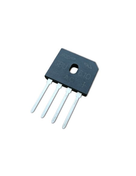 Puente Rectificador GBU610 6A 1000V | Dualtronica