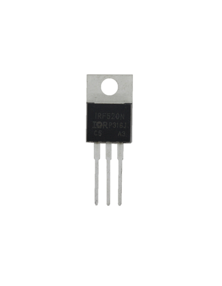 Mosfet IRF520 Canal N TO-220 - Transistor de Potencia para Arduino | Dualtronica